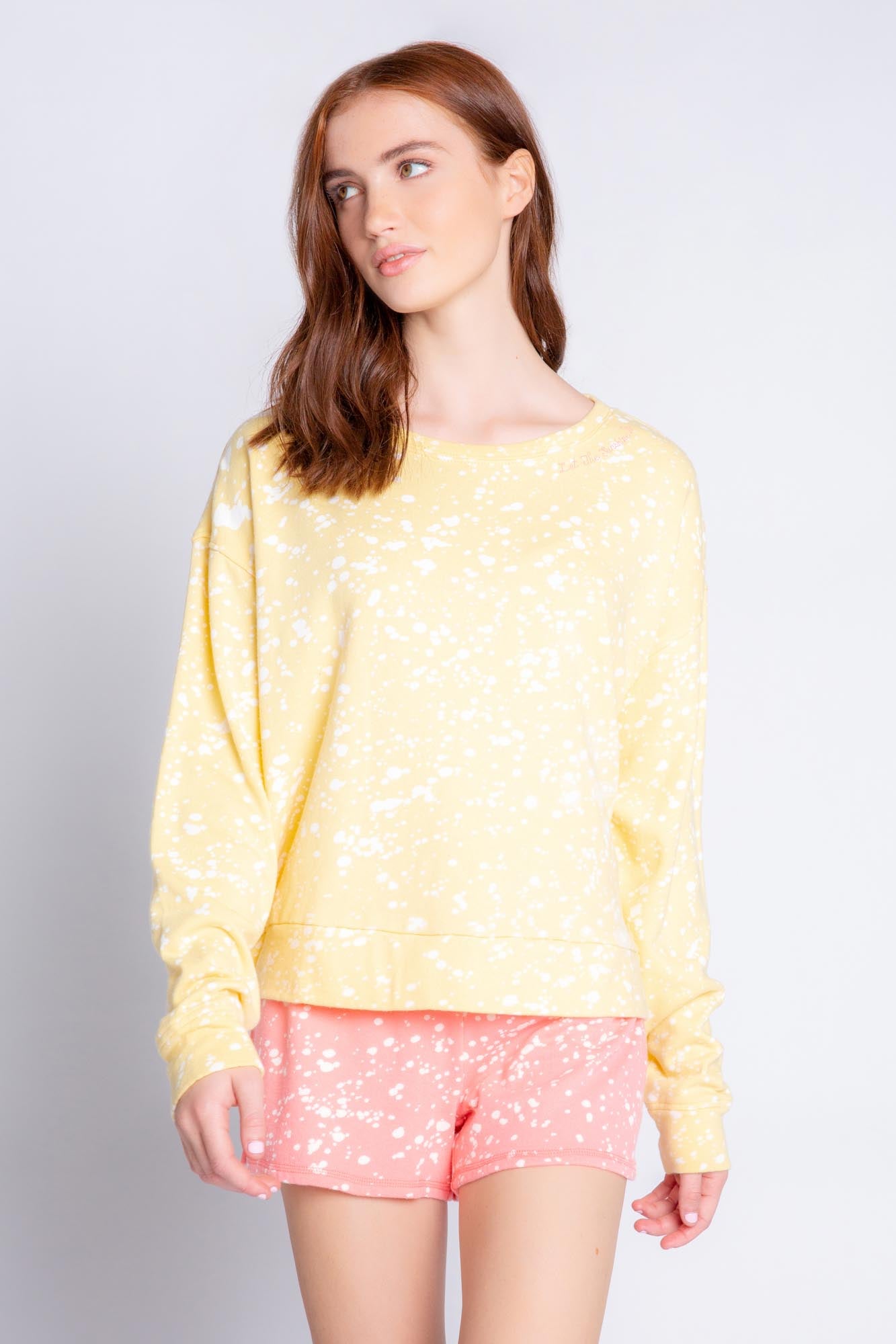 FLICK OF A BRUSH SUNSHINE SWEATER