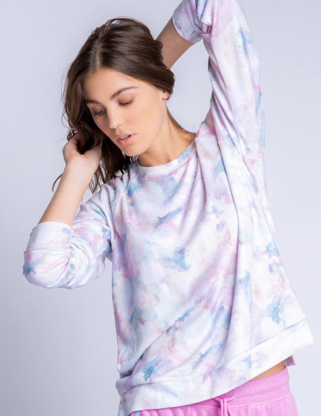 MARBLE VIBES TIE DYE LOUNGE SET