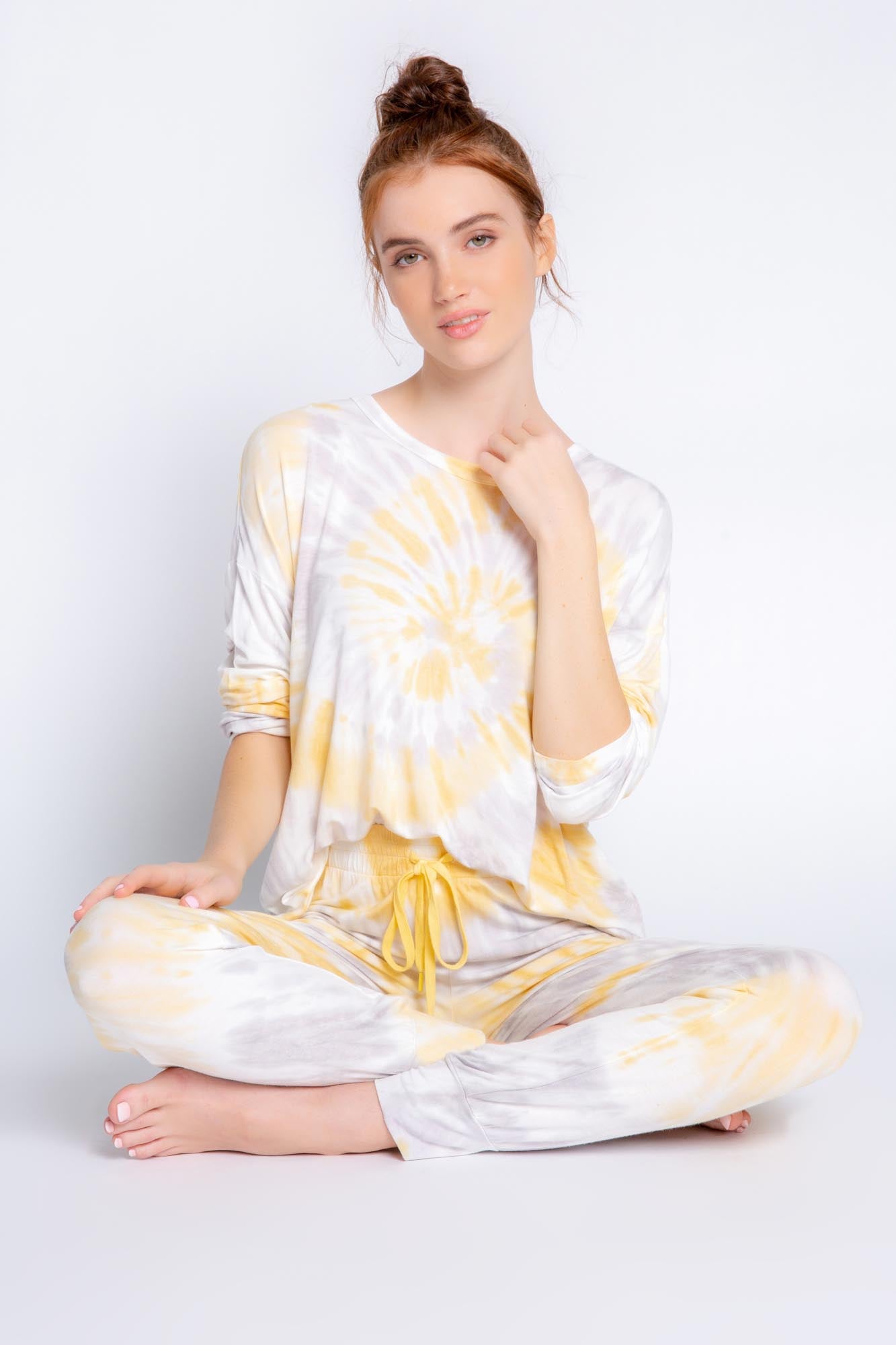 SUNBURST TIE DYE LOUNGE SET