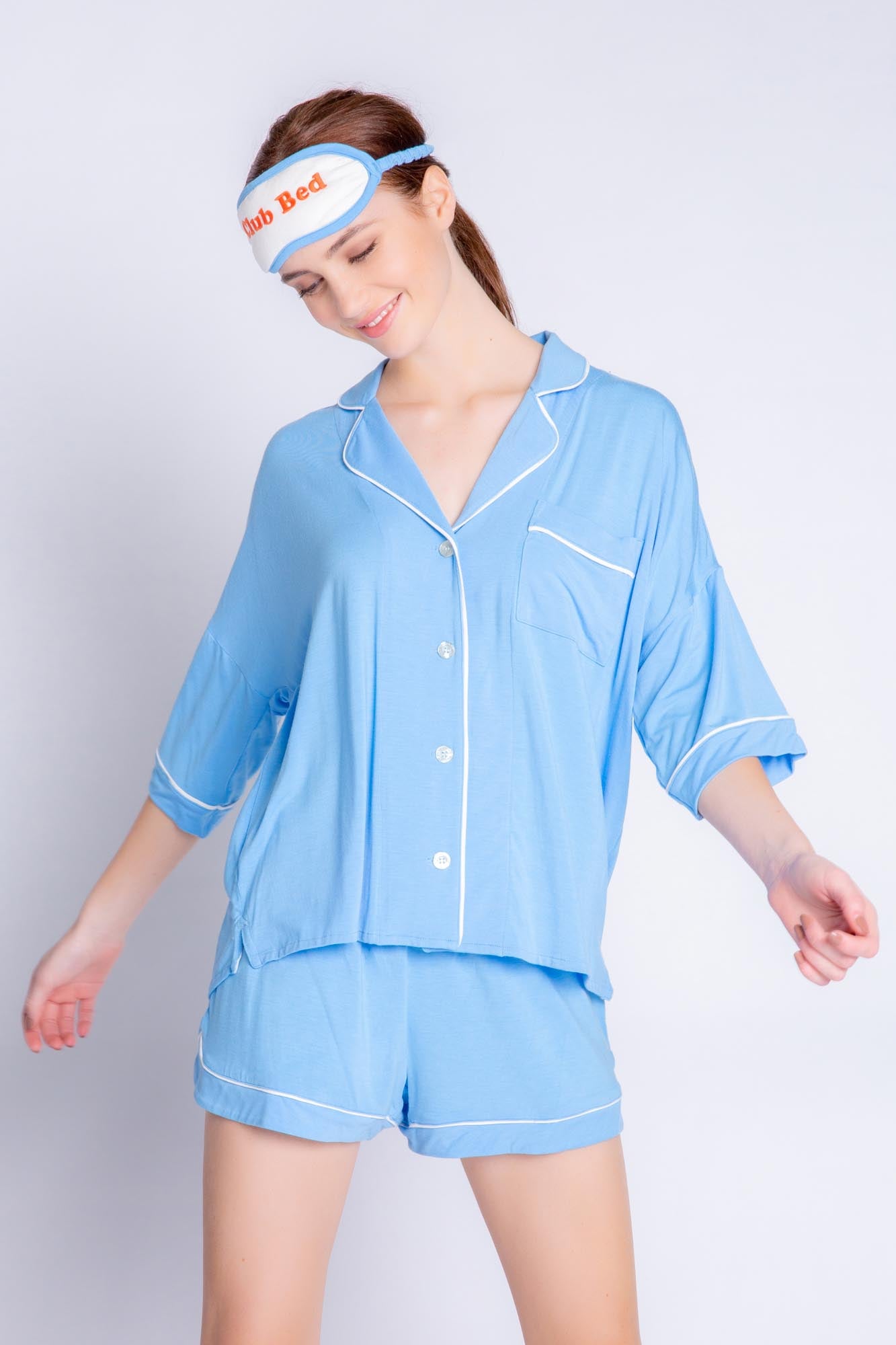 TROPICAL MODALS SOLID PJ SET