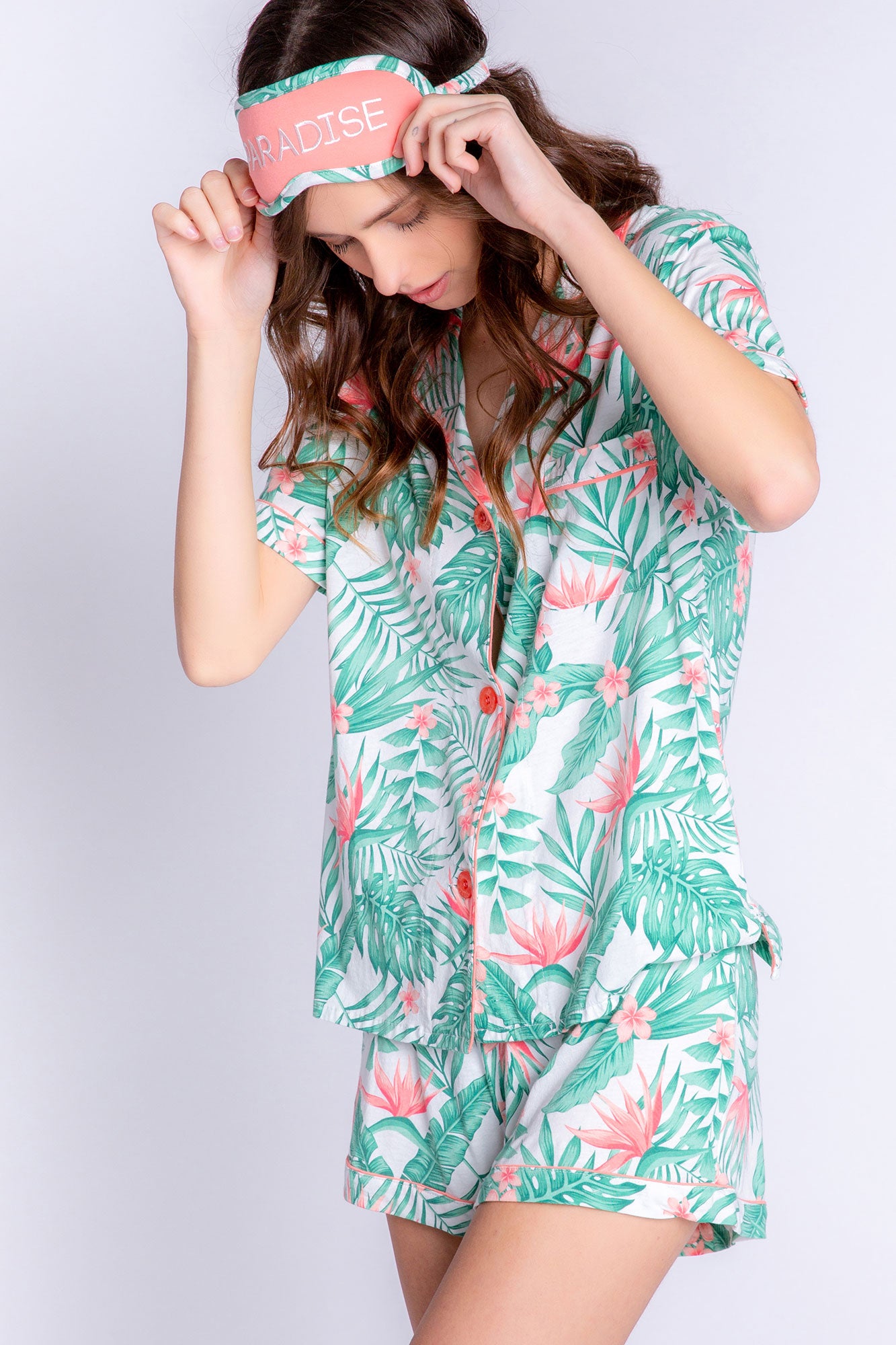 PLAYFUL PRINTS PARADISE PJ SET