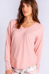 FADE AWAY SOLID TOP - DUSTY ROSE