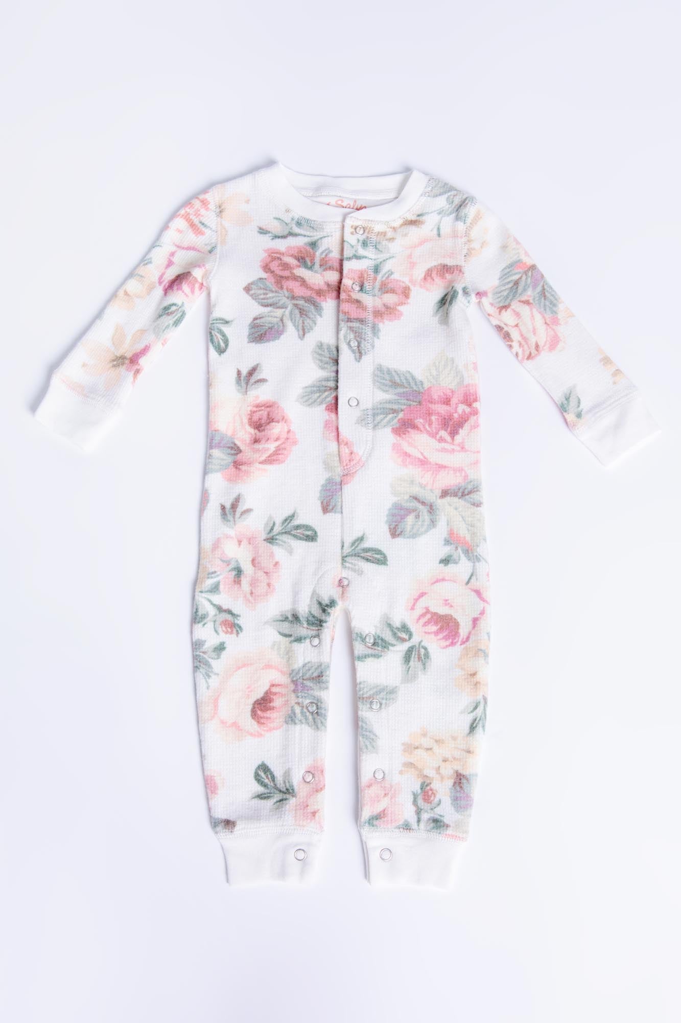 RETRO ROSE INFANT ROMPER