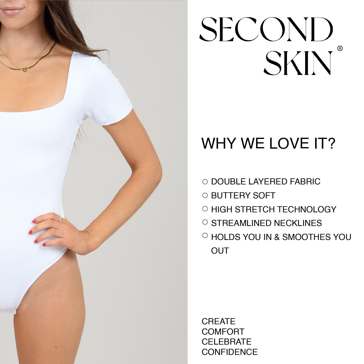 ROXANNA CREWNECK BODYSUIT- LATTE BLUSH (ONLINE ONLY)