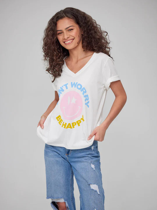 DON'T WORRY BE HAPPY - VIOLA TEE