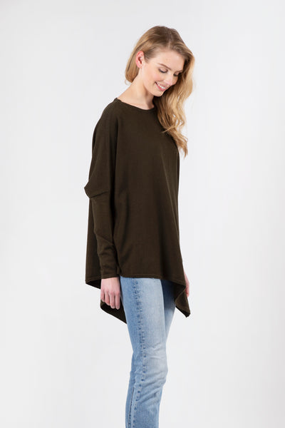 TINA SWEATER - OLIVE - ONLINE ONLY