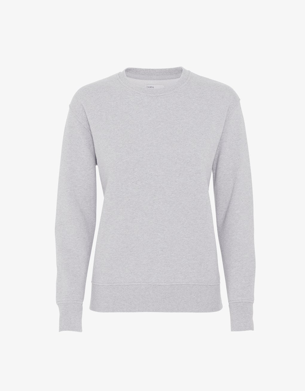 WOMENS CLASSIC ORGANIC CREW - SNOW MELANGE