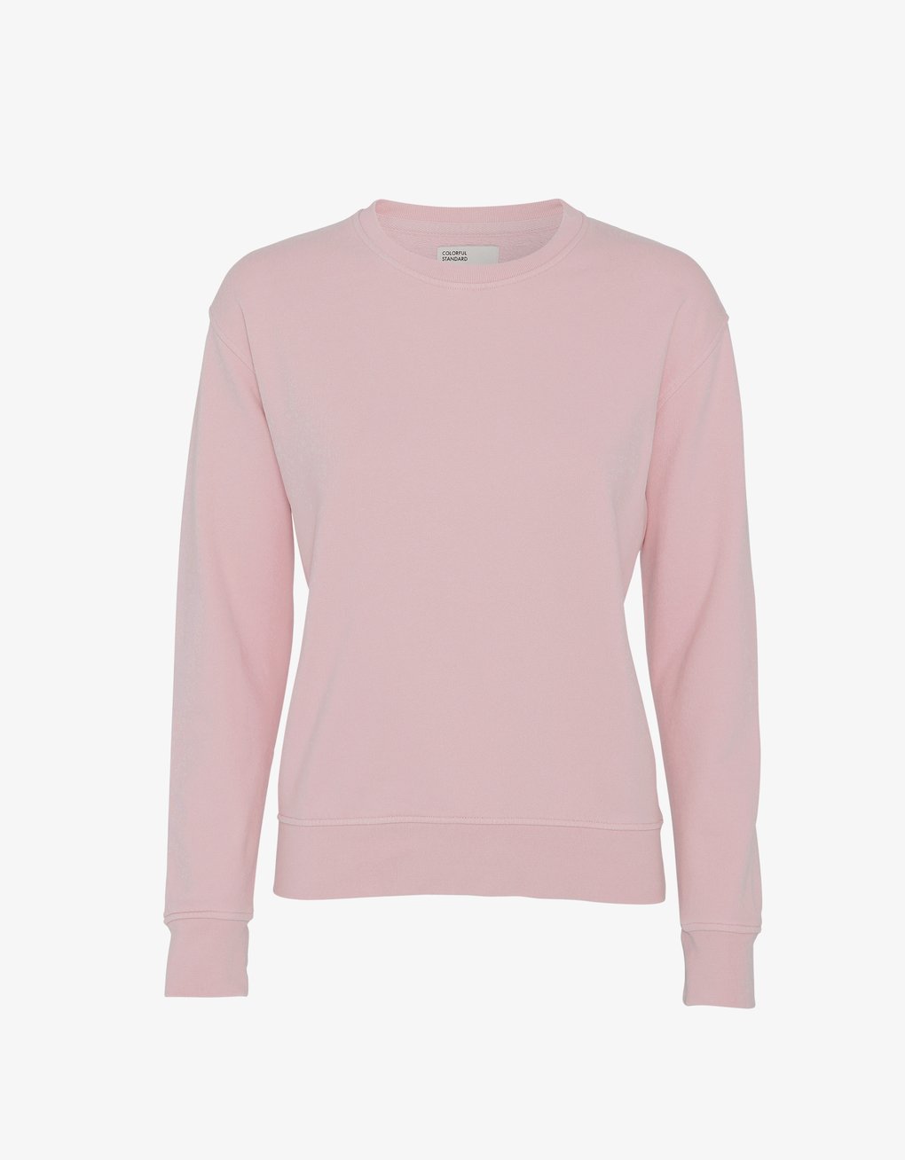 WOMEN CLASSIC ORGANIC CREW - FADED PINK