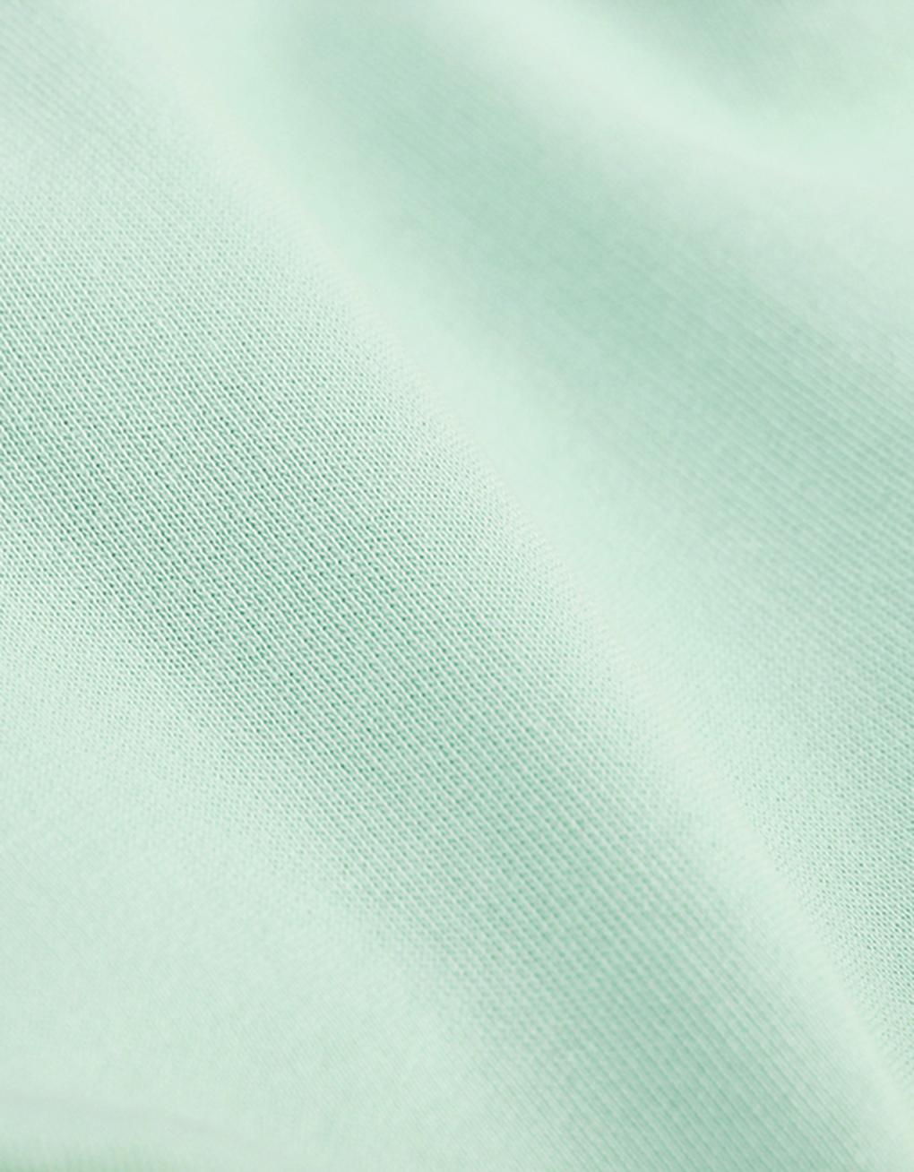 WOMEN CLASSIC ORGANIC CREW - LIGHT AQUA