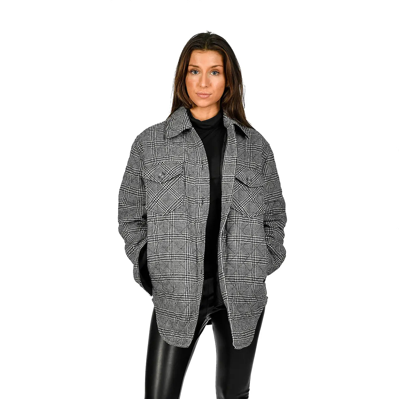 JESSICA QUILTED SHACKET – White Cherry Boutique