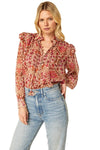 ANALEIGH TOP - HIBISCUS FLORAL (ONLINE ONLY)