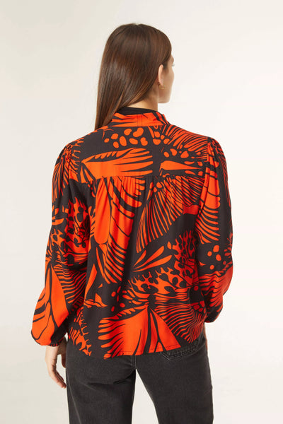 BUTTERFLY PRINT BLOUSE (ONLINE ONLY)