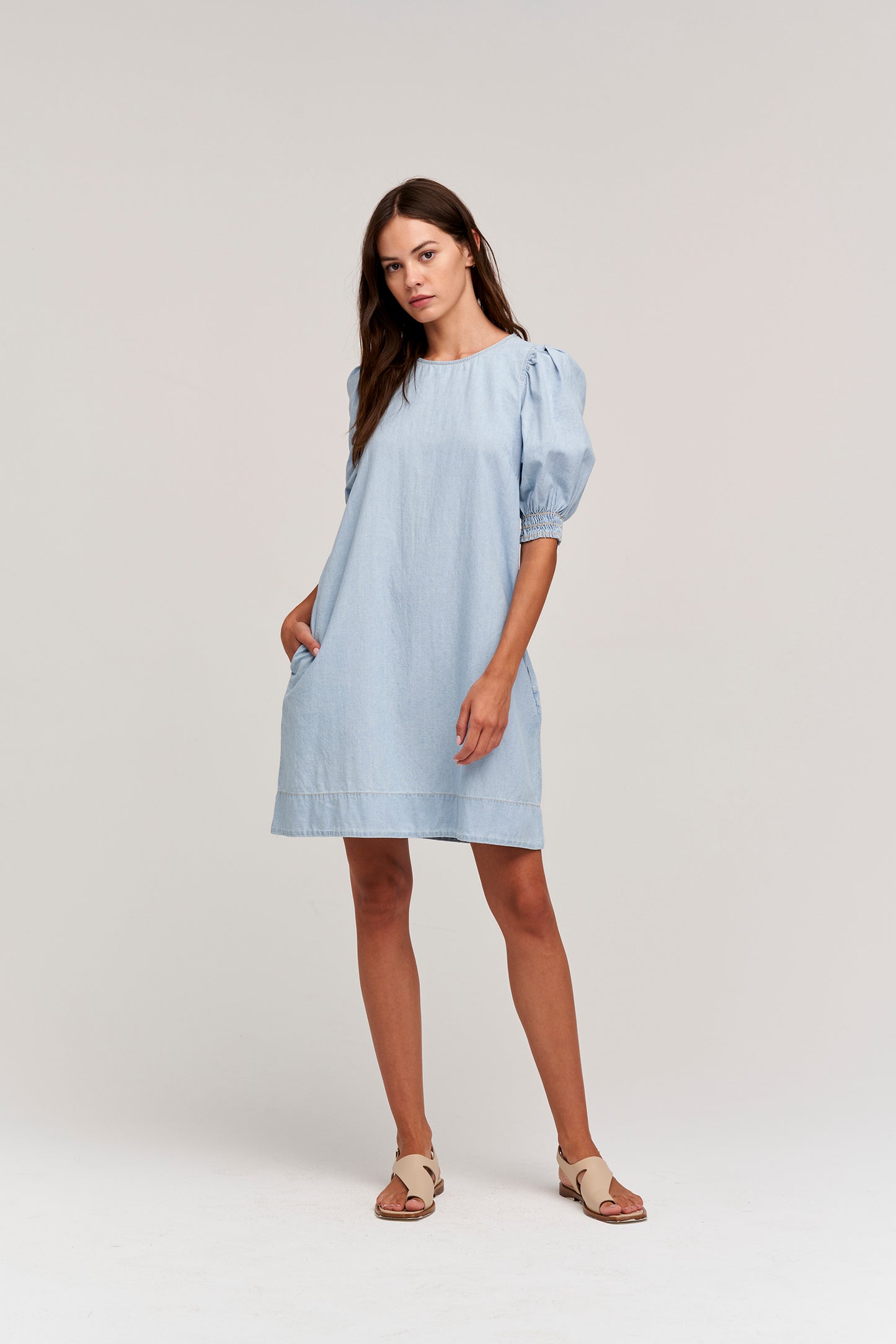 NAOMI CHAMBRAY DRESS