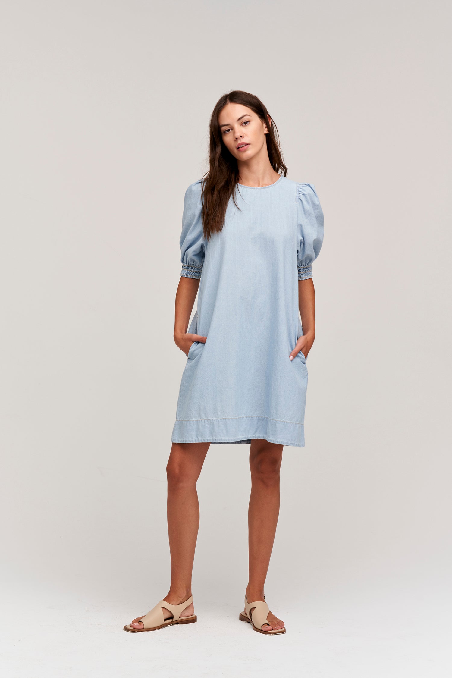 NAOMI CHAMBRAY DRESS