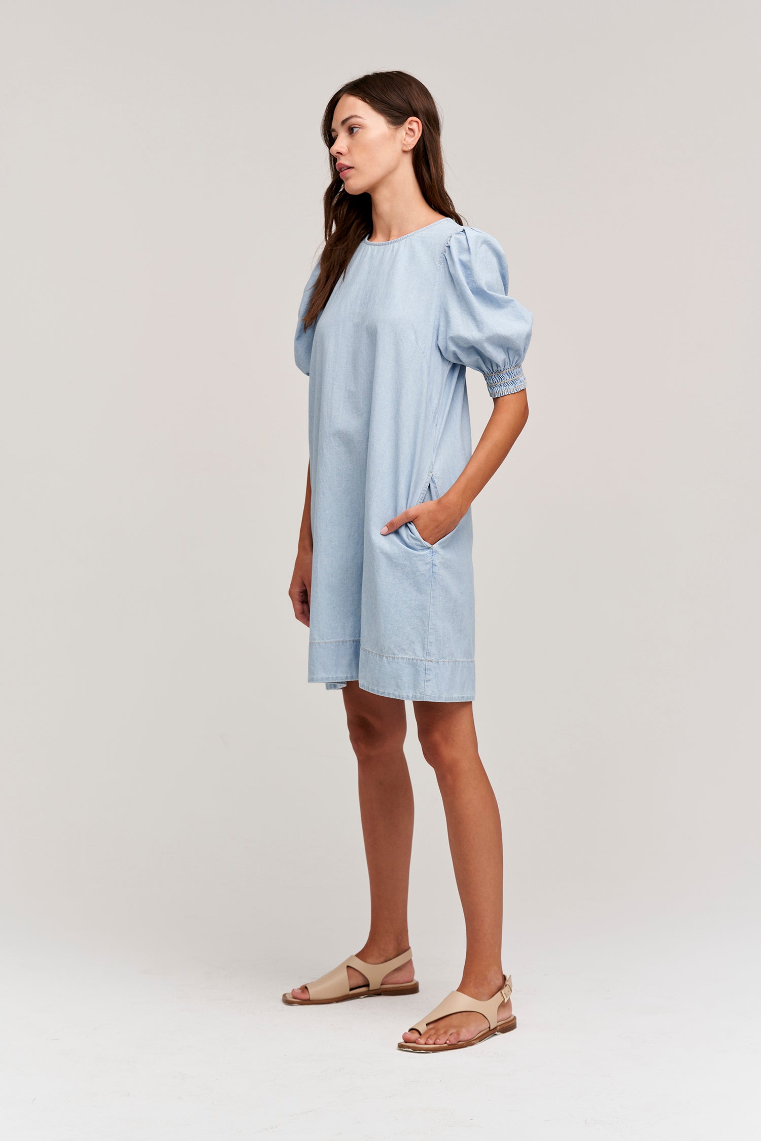 NAOMI CHAMBRAY DRESS