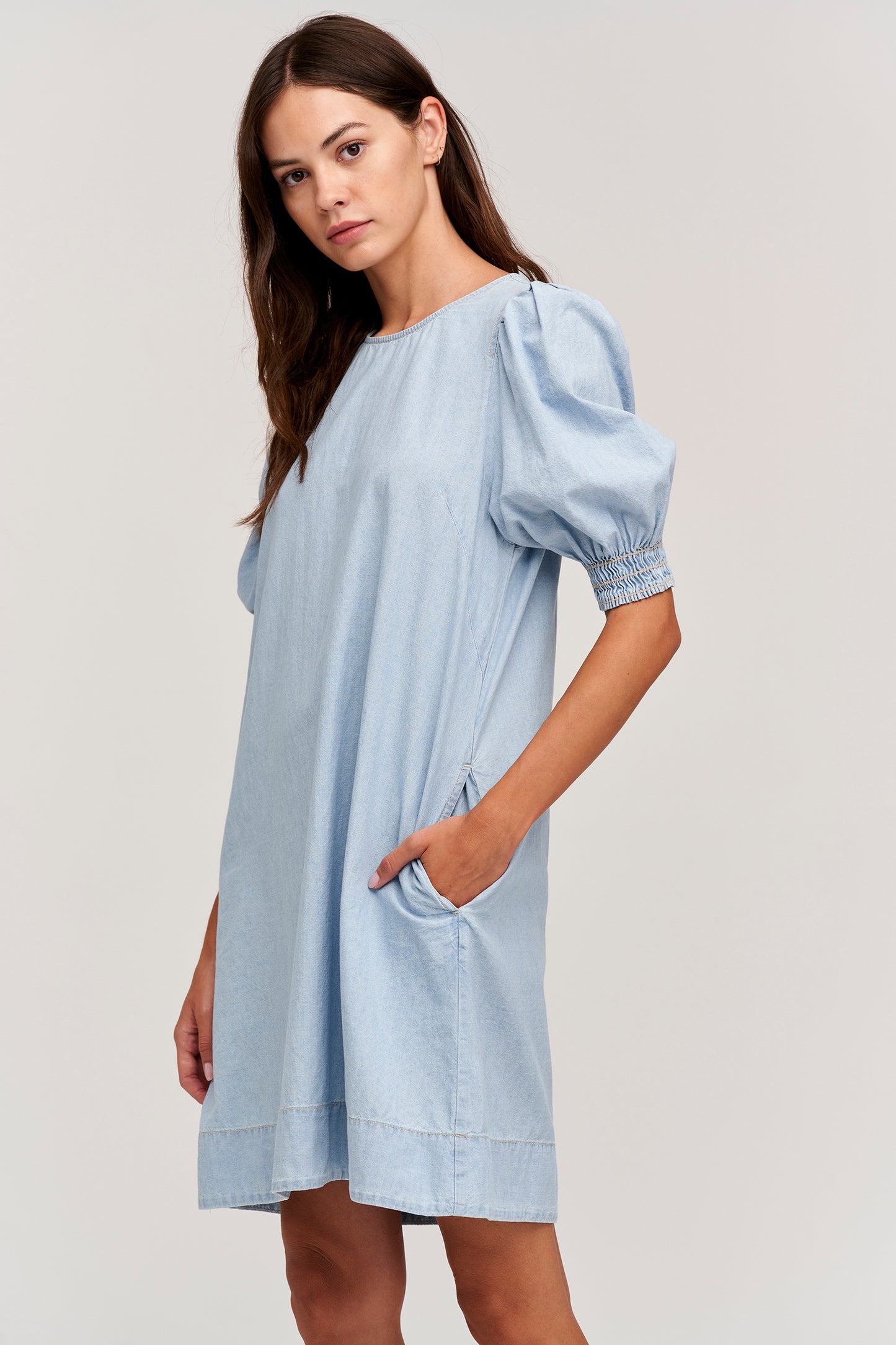 NAOMI CHAMBRAY DRESS