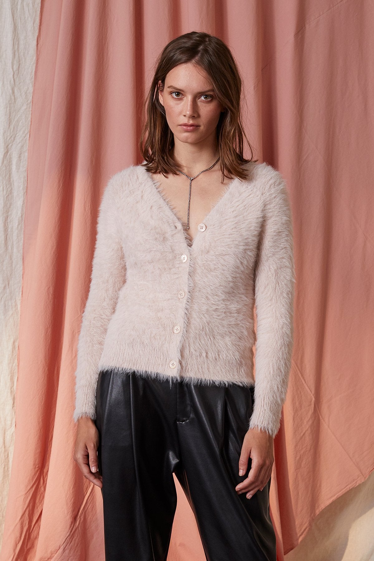 ELLE FEATHERED CARDIGAN