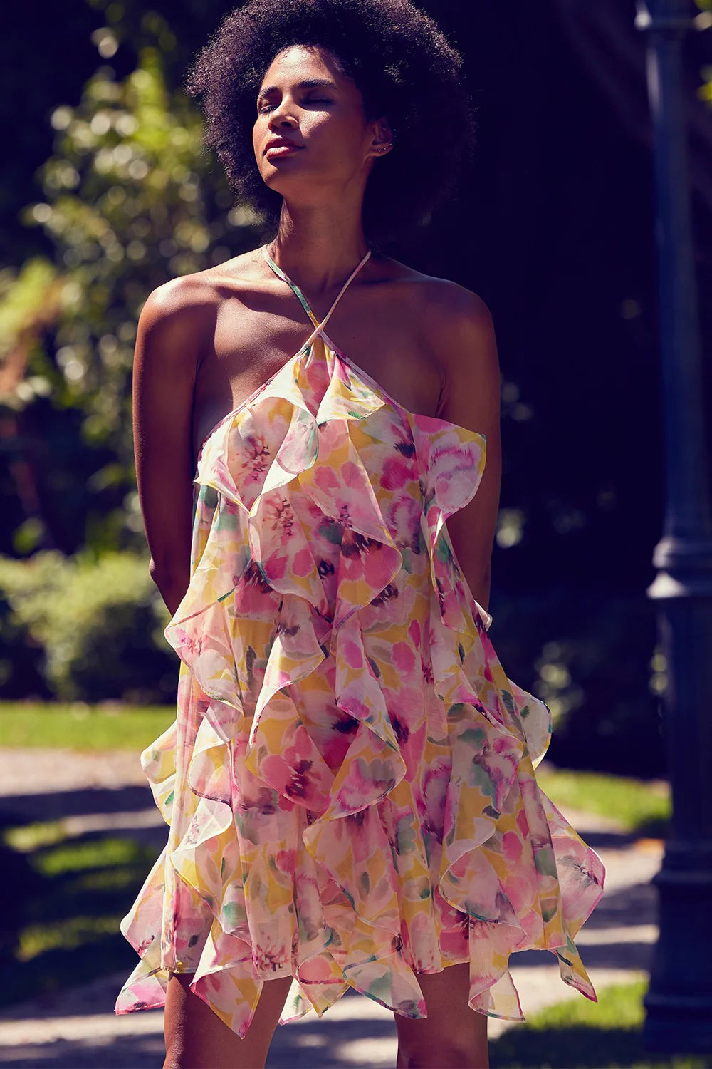 MIAH DRESS - HELLO YELLOW FLORAL MIX