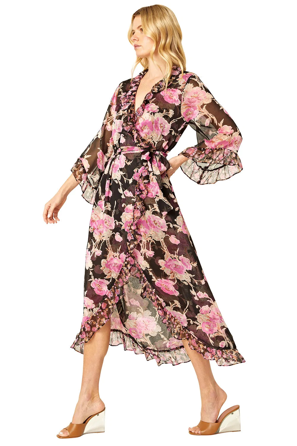 NAIA WRAP DRESS - ROSETTA (ONLINE ONLY)