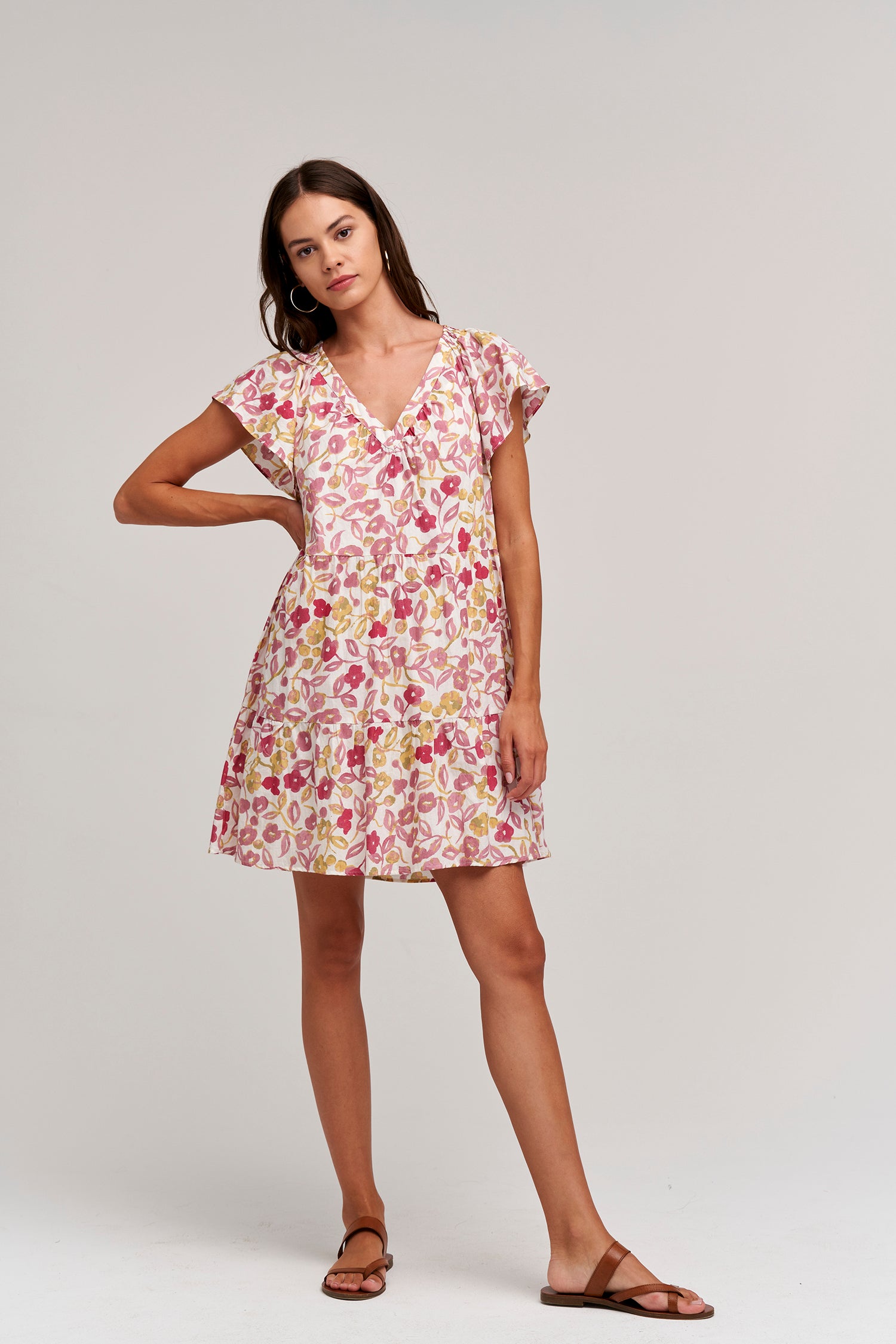 IVY FLORAL PRINTED DRESS