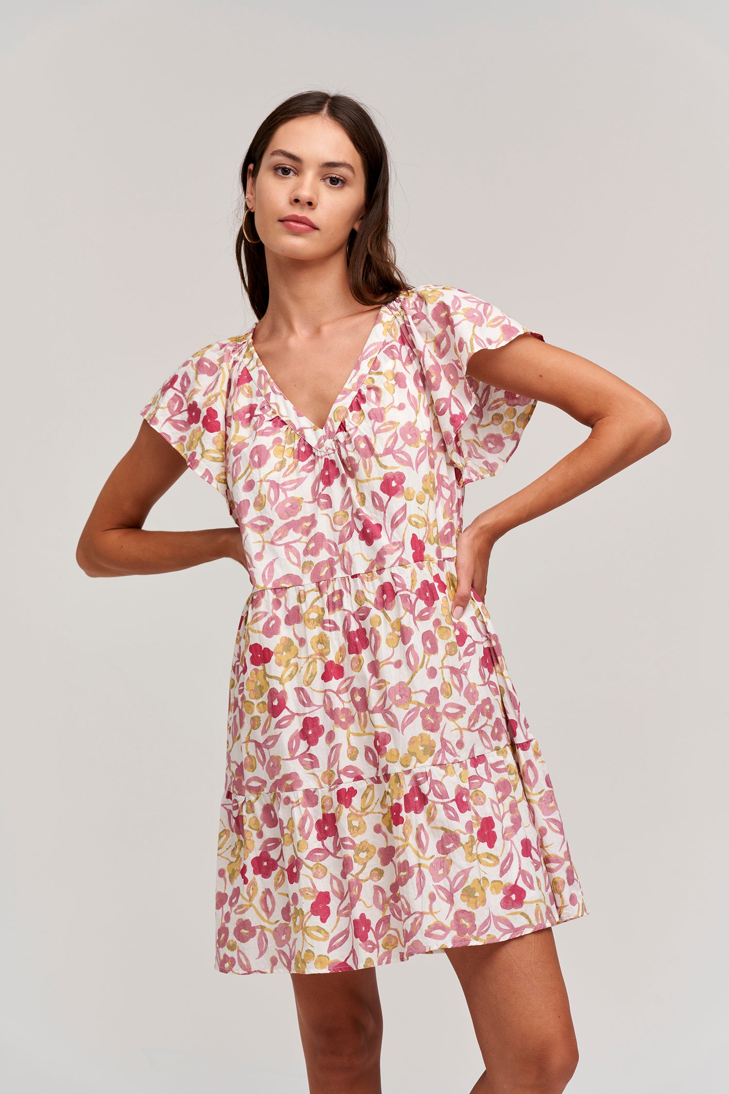 IVY FLORAL PRINTED DRESS