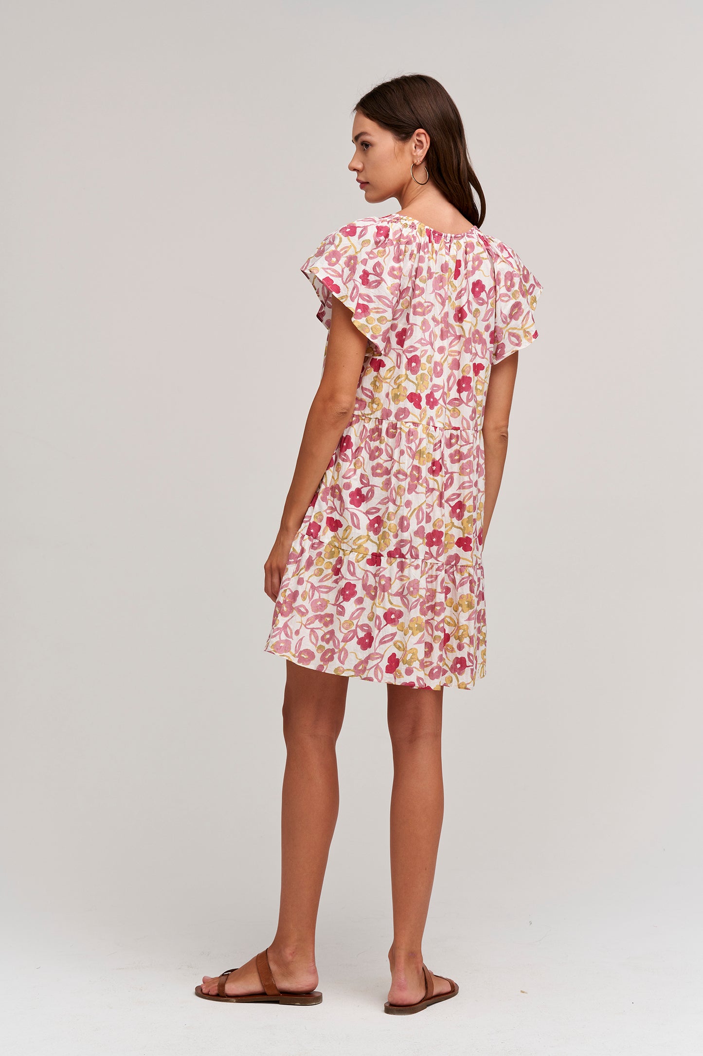 IVY FLORAL PRINTED DRESS