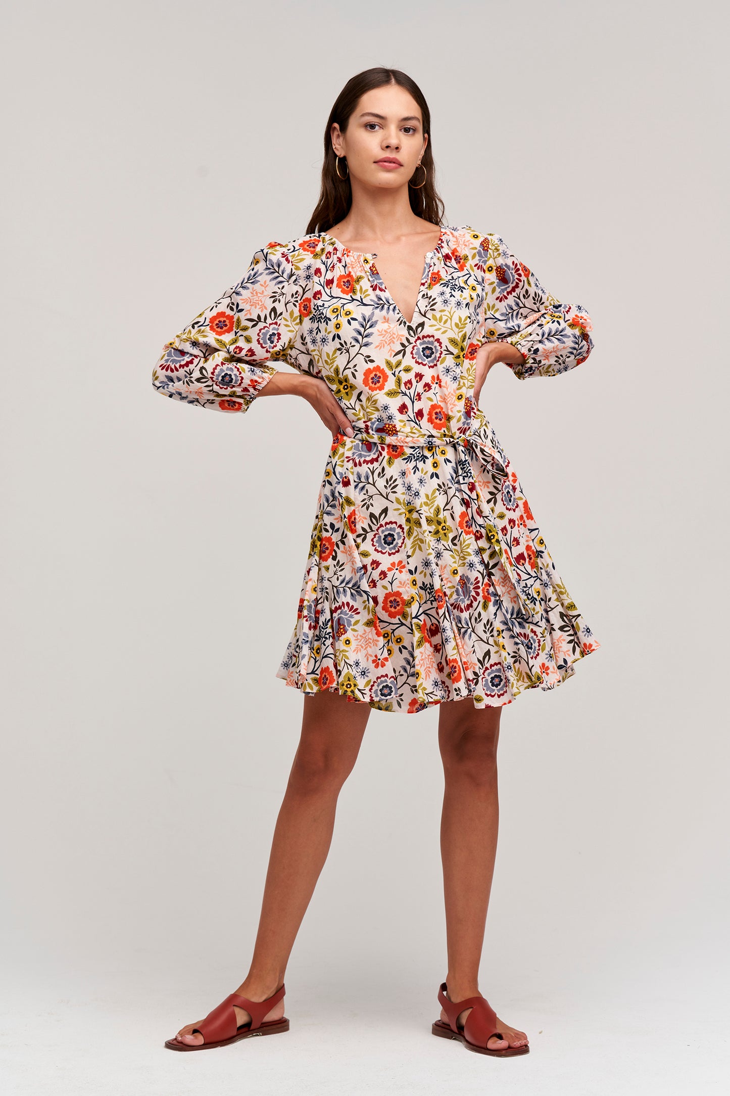 KEELIN FLORAL PRINTED DRESS