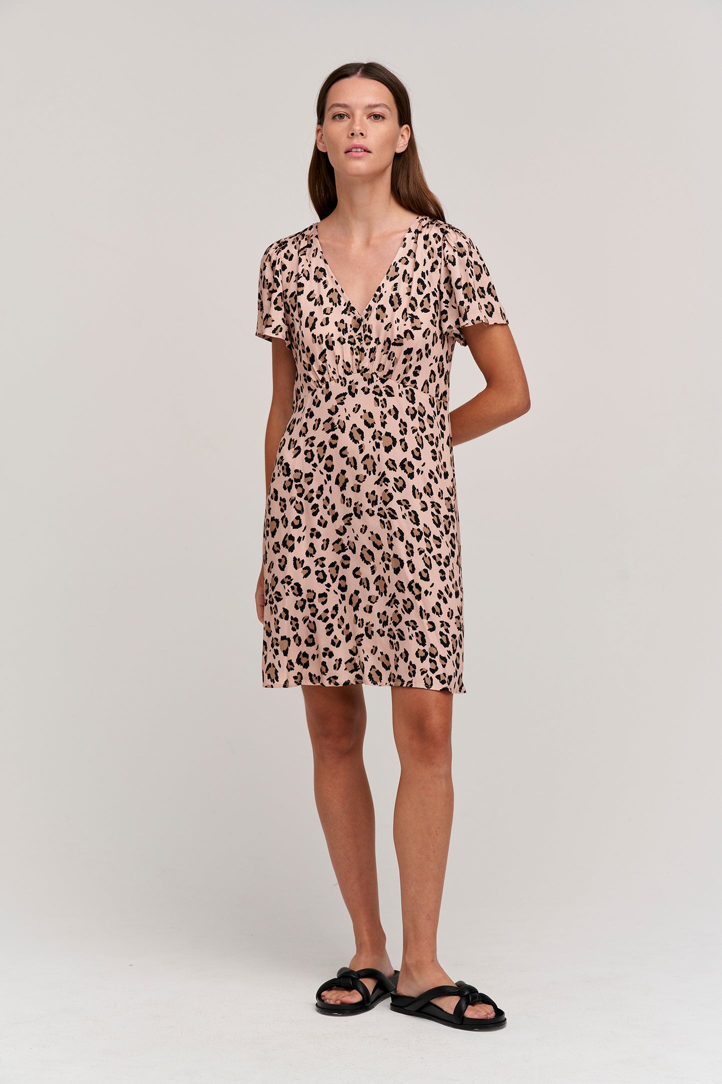 DREW CHEETAH PRINT DRESS