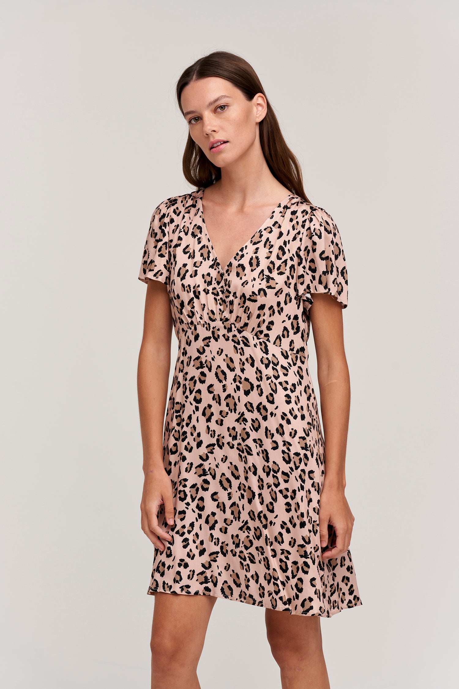 DREW CHEETAH PRINT DRESS