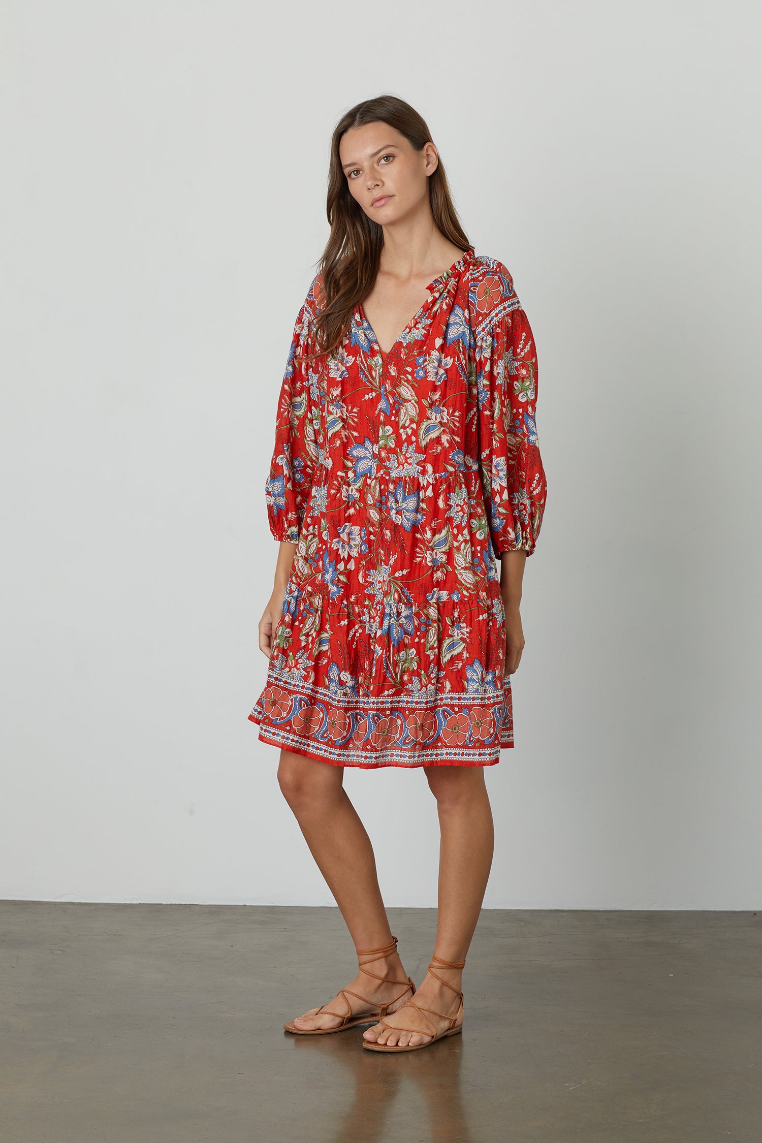 LILAH PAISLEY DRESS