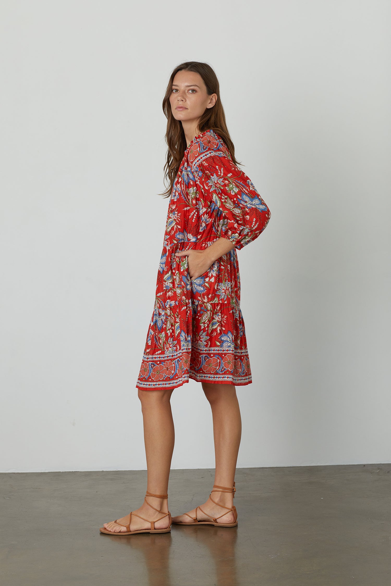 LILAH PAISLEY DRESS