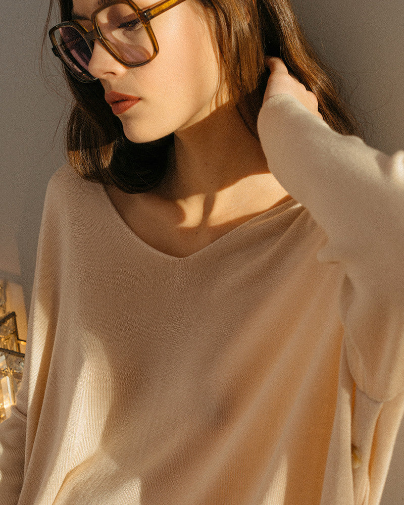 THE EDIT SWEATER - BEIGE