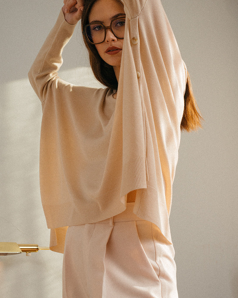 THE EDIT SWEATER - BEIGE