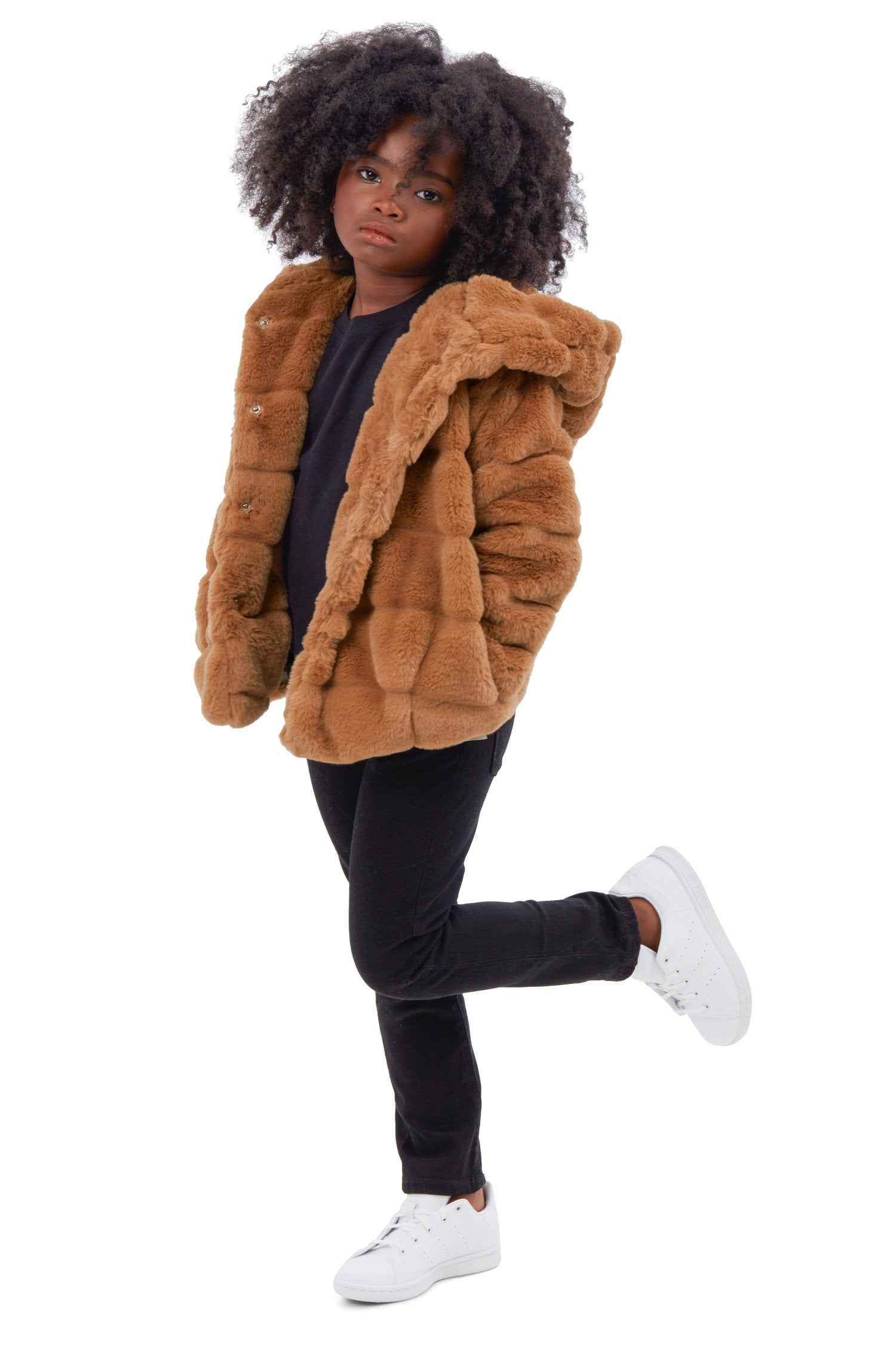 GOLDIE COAT KIDS - CAMEL